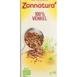 3x Zonnatura Thee Venkel Bio 20 stuks