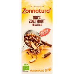 3x Zonnatura Thee Zoethout Bio 20 stuks