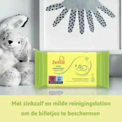 2x Zwitsal Billendoekjes Lotion Voordeelverpakking 24x65= 1560 stuks