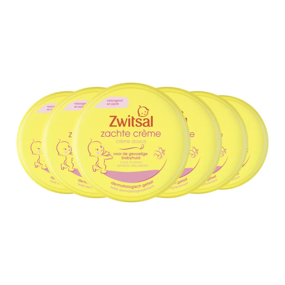 6x Zwitsal Zachte Crème 200 ml