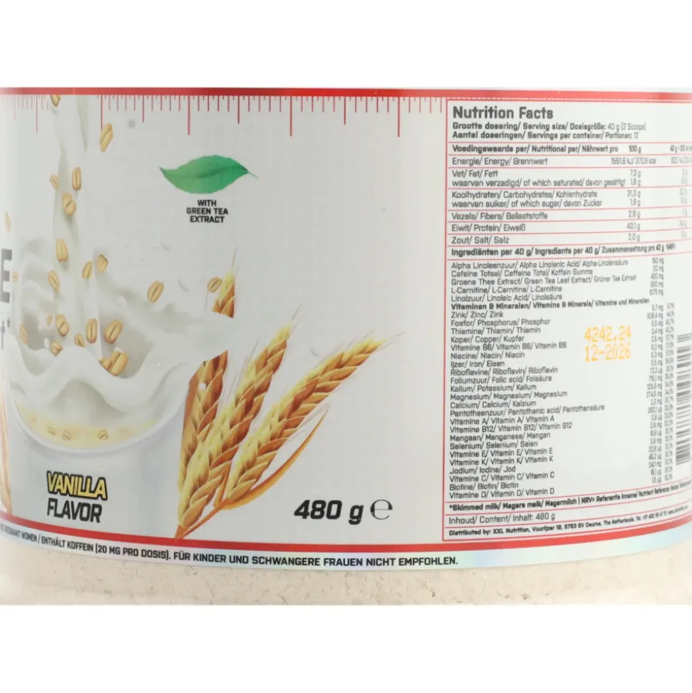 XXL Nutrition Diet Shake Vanille 480 gr