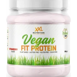 XXL Nutrition Fit Protein Vegan Aardbei 500 gr