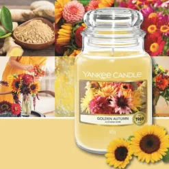 Yankee Candle Geurkaars Large Jar Golden Autumn 623 gr