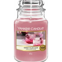Yankee Candle Geurkaars Large Jar Sweet Plum Sake 623 gr