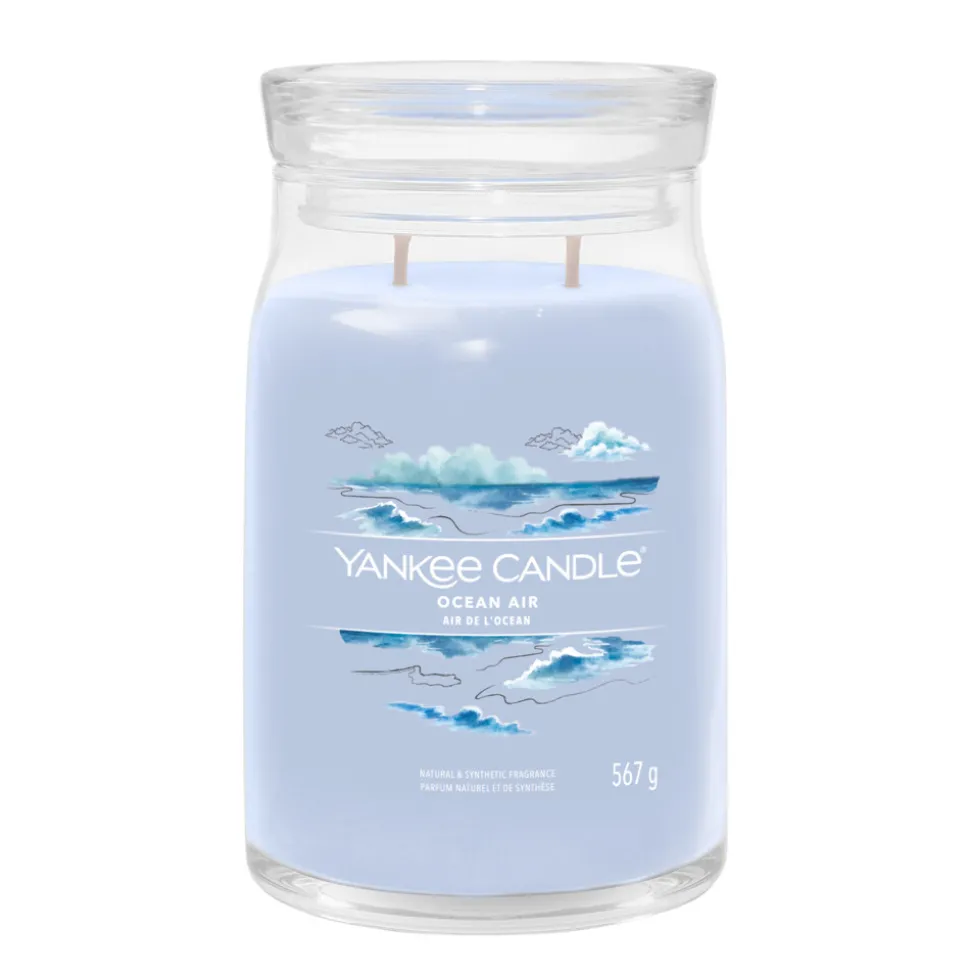 Yankee Candle Geurkaars Large Jar Ocean Air Signature 567 gr