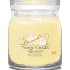 Yankee Candle Geurkaars Medium Jar Vanilla Cupcake 368 gr