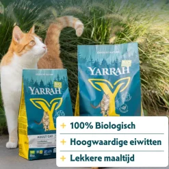 Yarrah Bio Kattenvoer Adult Kip 10 kg