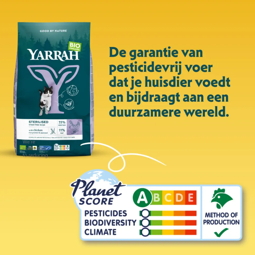 Yarrah Bio Kattenvoer Sterilised 2 kg