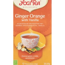 Yogi tea Biologisch Ginger Orange Vanilla 17 stuks