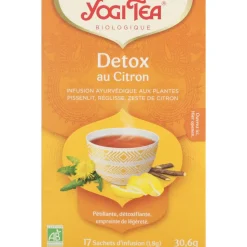 Yogi tea Detox Lemon Biologisch 17 stuks