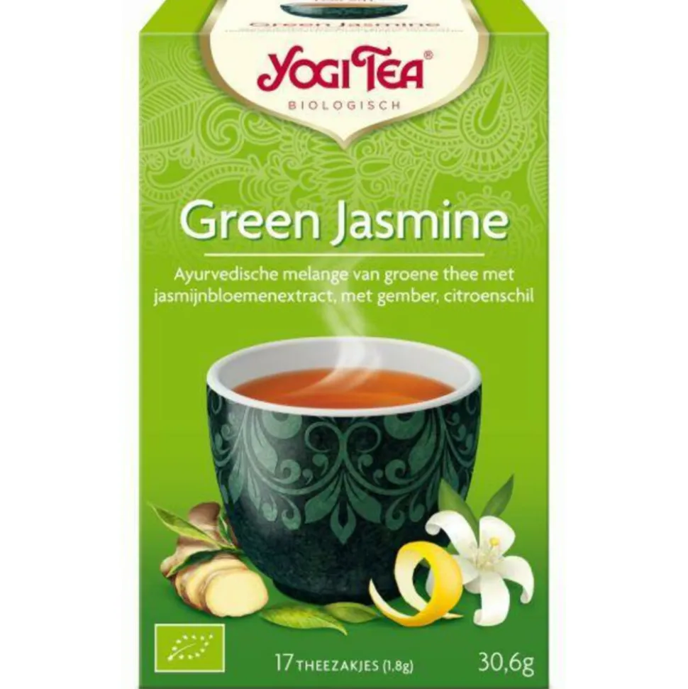 Yogi tea Green Jasmine Biologisch 17 stuks