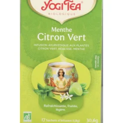 Yogi tea Lime Mint Biologisch 17 stuks