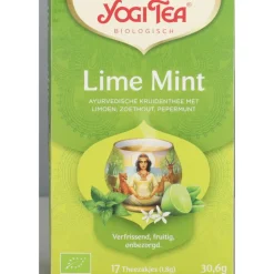 Yogi tea Lime Mint Biologisch 17 stuks