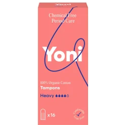 Yoni Biologisch Katoenen Tampons Heavy 16 stuks