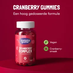 Yummygums Cranberry Complex 60 stuks