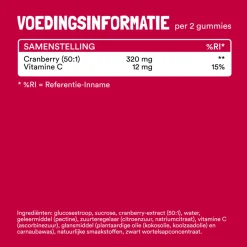 Yummygums Cranberry Complex 60 stuks