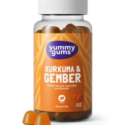 Yummygums Kurkuma Gember Gummies 60 stuks