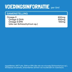 Yummygums Omega-3 Algenolie Vloeibaar 250 ml