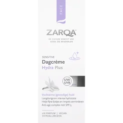 Zarqa Dagcrème Hydra Plus SPF15 Sensitive 50 ml