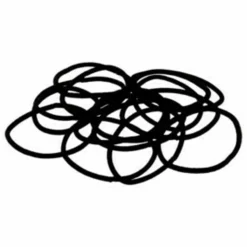 Zenner Elastieken Metal Free Zwart 15 stuks