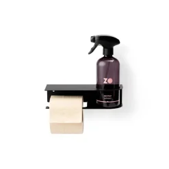 ZO Toiletrolhouder Links Zwart