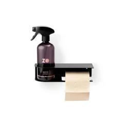 ZO Toiletrolhouder Rechts Zwart