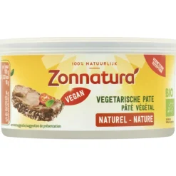 Zonnatura Vegetarische Pate Naturel Biologisch 125 gr
