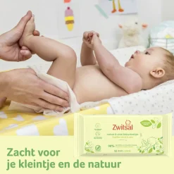 Zwitsal Babydoekjes Nature & Care 12x52 = 624 stuks