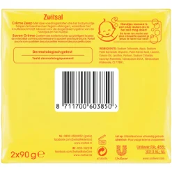 Zwitsal Crème Zeep 2 x 90 gr