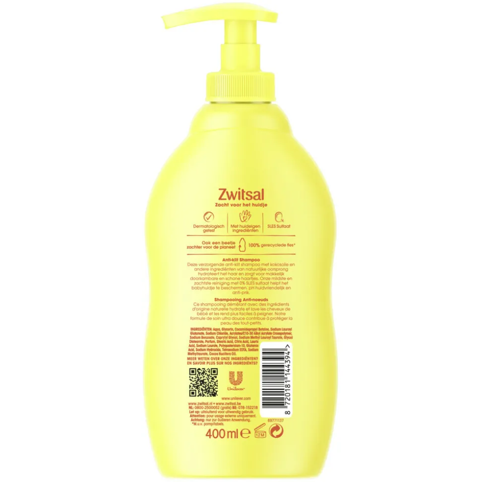 Zwitsal Shampoo Anti-Klit 400 ml